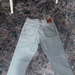 Levi's Women's Classic Light Blue Straight Leg Jeans
